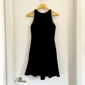 Club Monaco - Fit and flare little black dress - Size O - Black